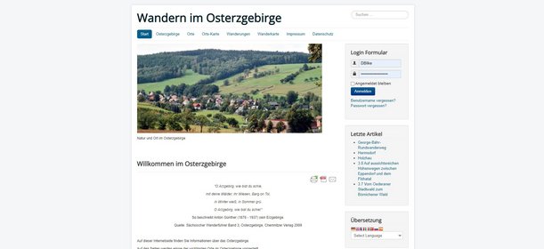 Wandern im Osterzgebirge