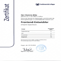 Zertifikat FernUniversität in Hagen